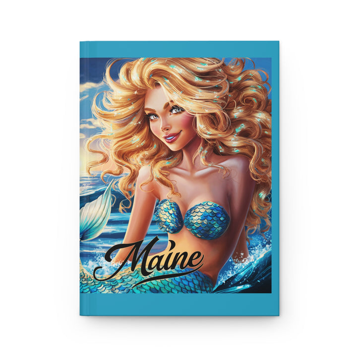 Maine Mermaid Hardcover Journal