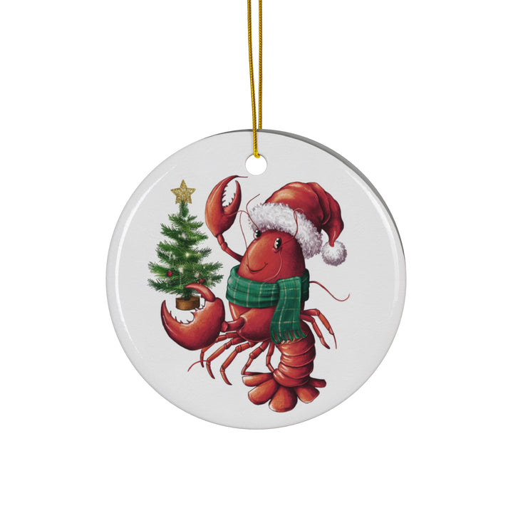 Ceramic Ornament - Merry Crab Christmas