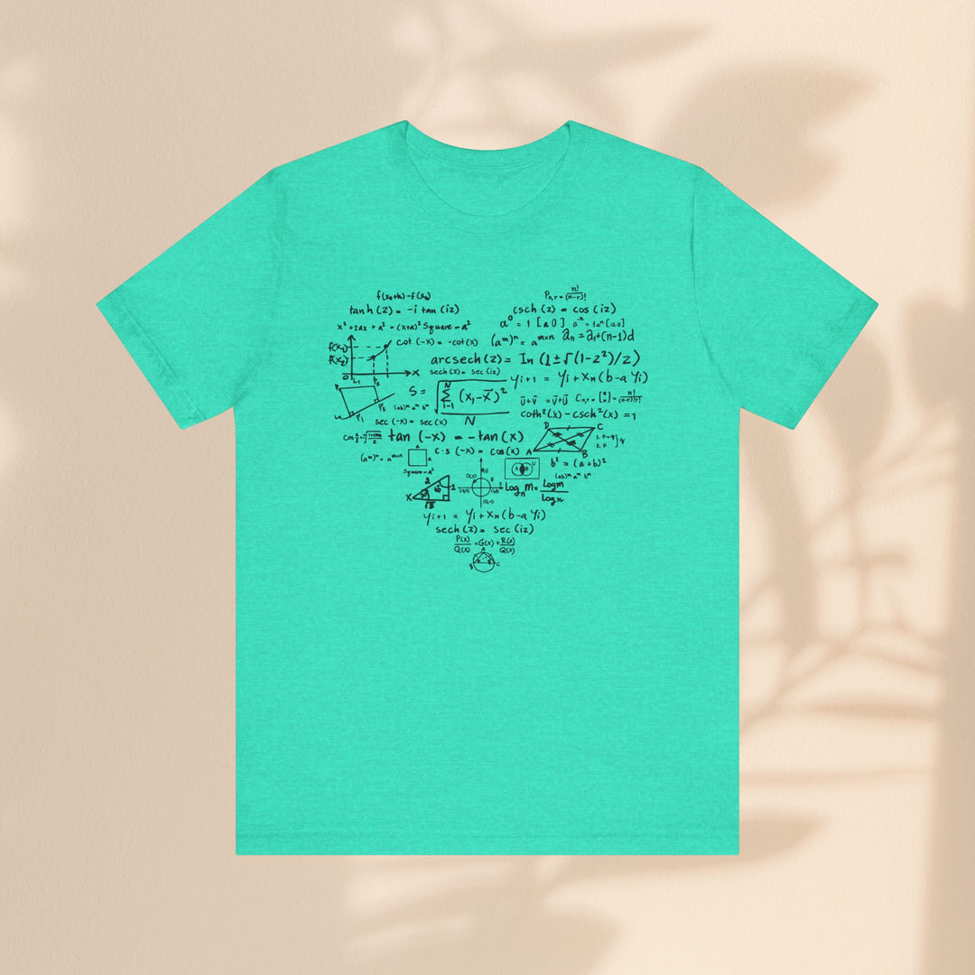 Unisex Jersey Short Sleeve Tee - Math Heart