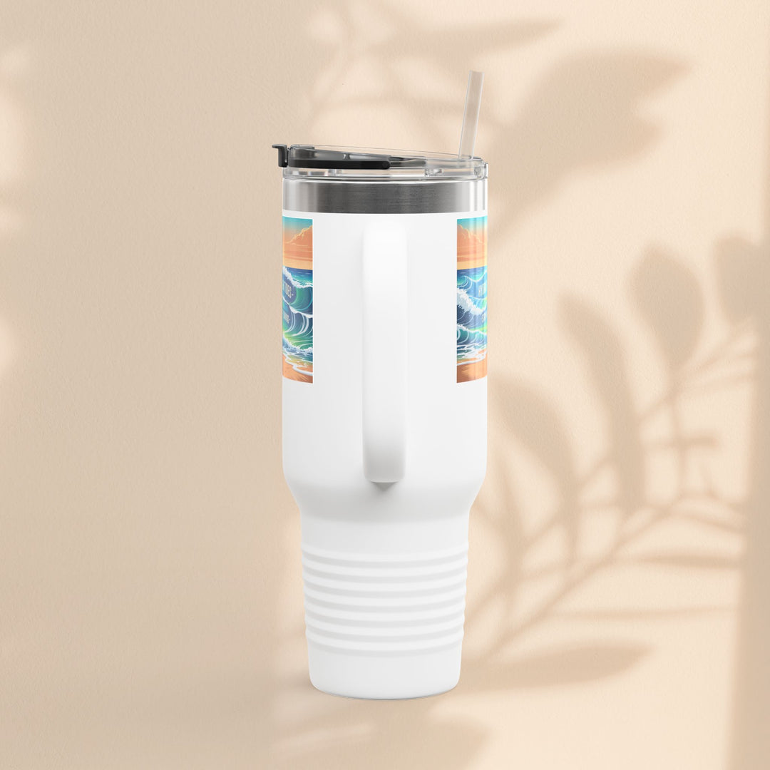 Ocean Wave Insulated Travel Mug, 40oz