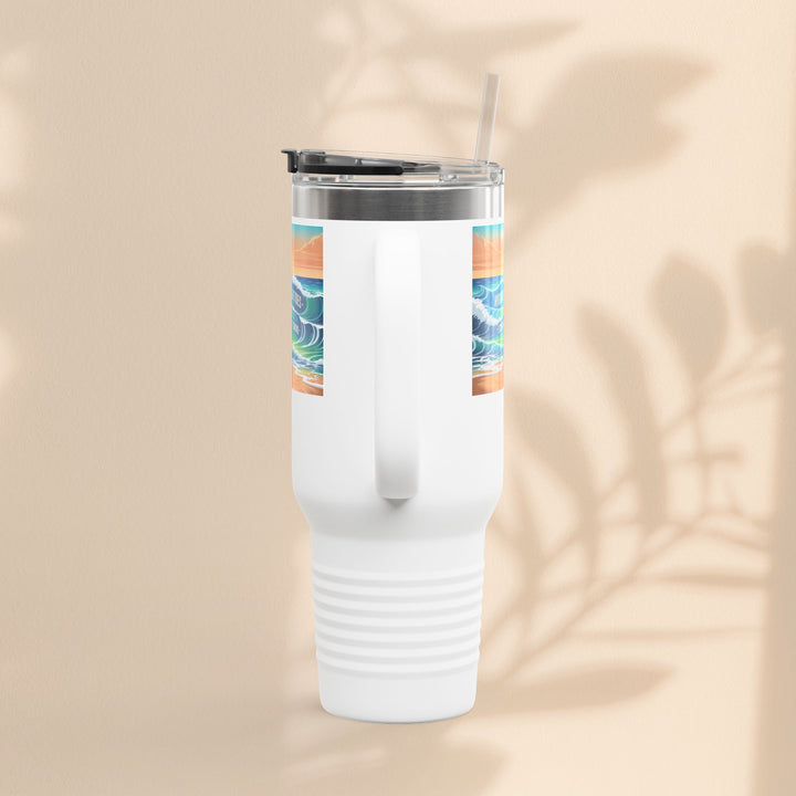 Ocean Wave Insulated Travel Mug, 40oz