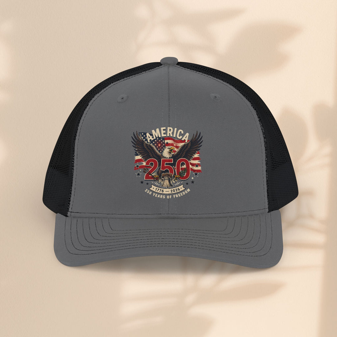 Americana Eagle Trucker Cap – Patriotic Snapback Hat