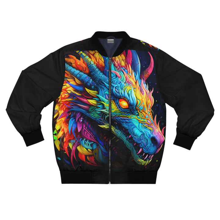 Men's Bomber Jacket  - Neon Dragon