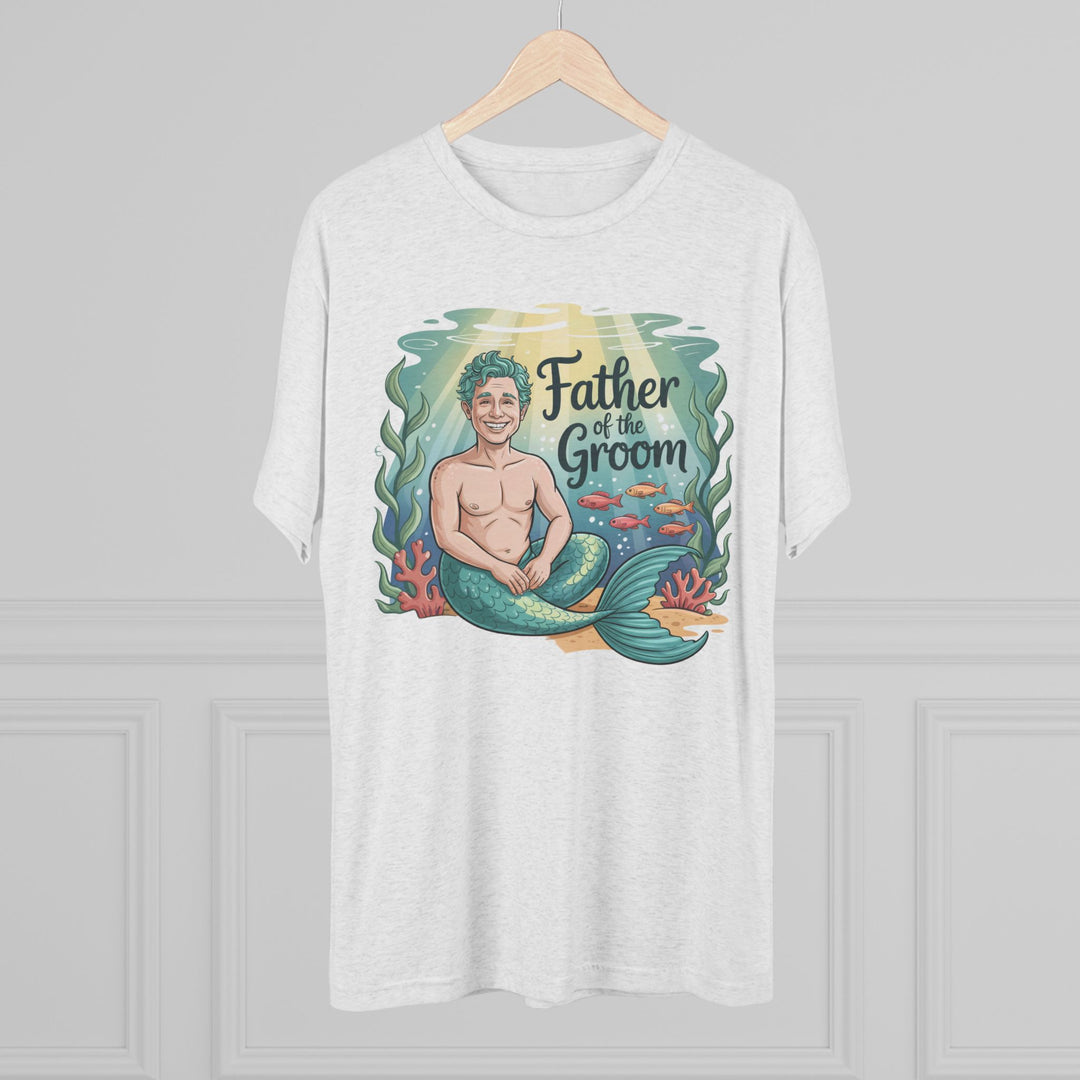 Father of the Groom Merman T-Shirt, Unique Wedding Gift, Fun Groomsmen Tee, Beach Theme Attire, Nautical Humor Shirt