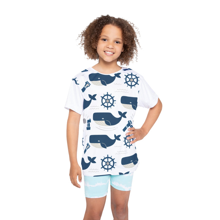 Kids Sports Jersey - Little Whales