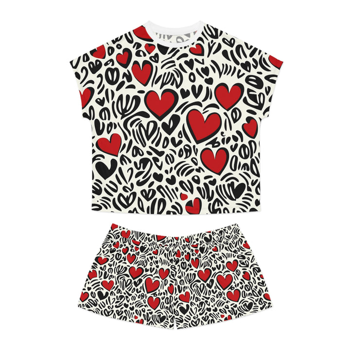 Women's Short Pajama Set - My Heart Is Full