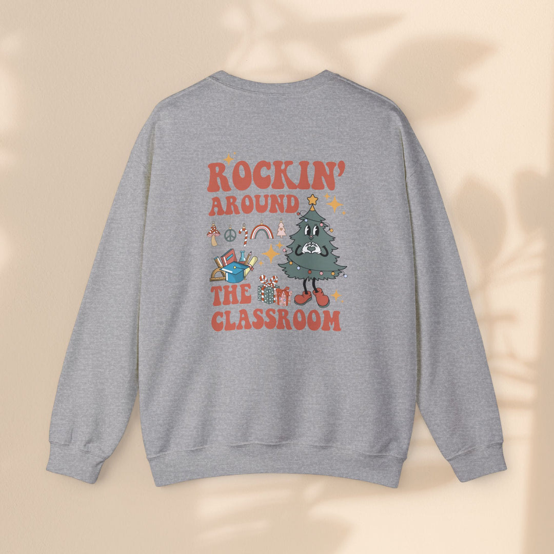 Unisex Heavy Blend™ Crewneck Sweatshirt - Rockin Around The Classroom