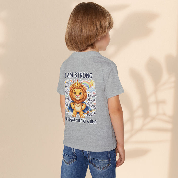 I Am Strong Leo Lion Courage Toddler T-Shirt