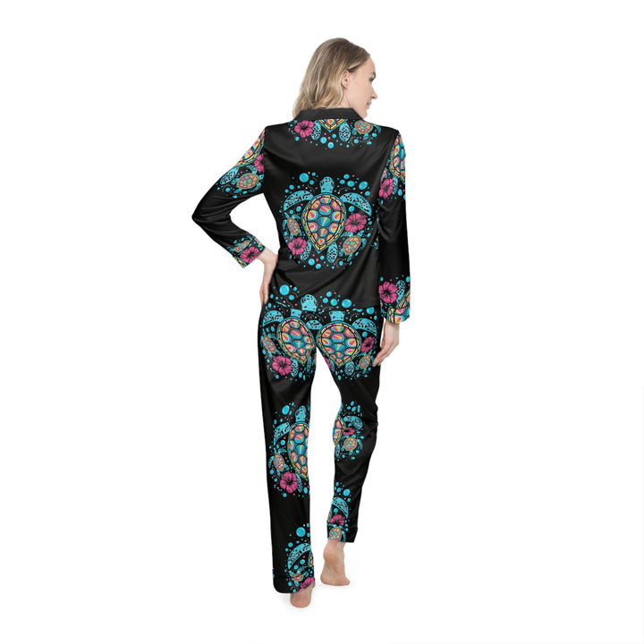 Sea Turtle Dreams Women's Satin Pajamas