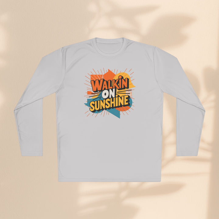 Unisex Lightweight Long Sleeve Tee - Walking On Sunshine