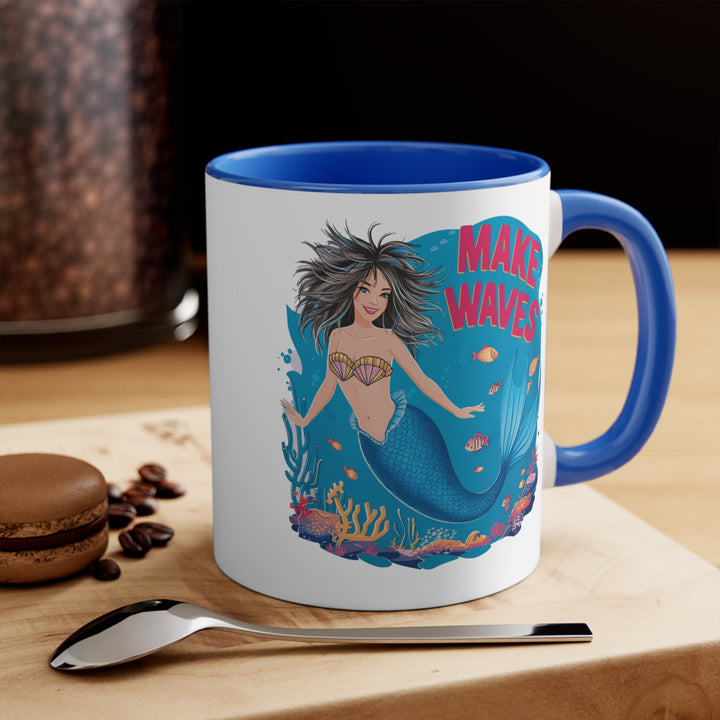 11oz Accent Mug - Make Waves