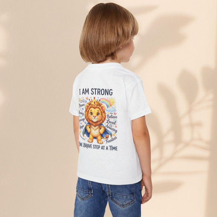 I Am Strong Leo Lion Courage Toddler T-Shirt