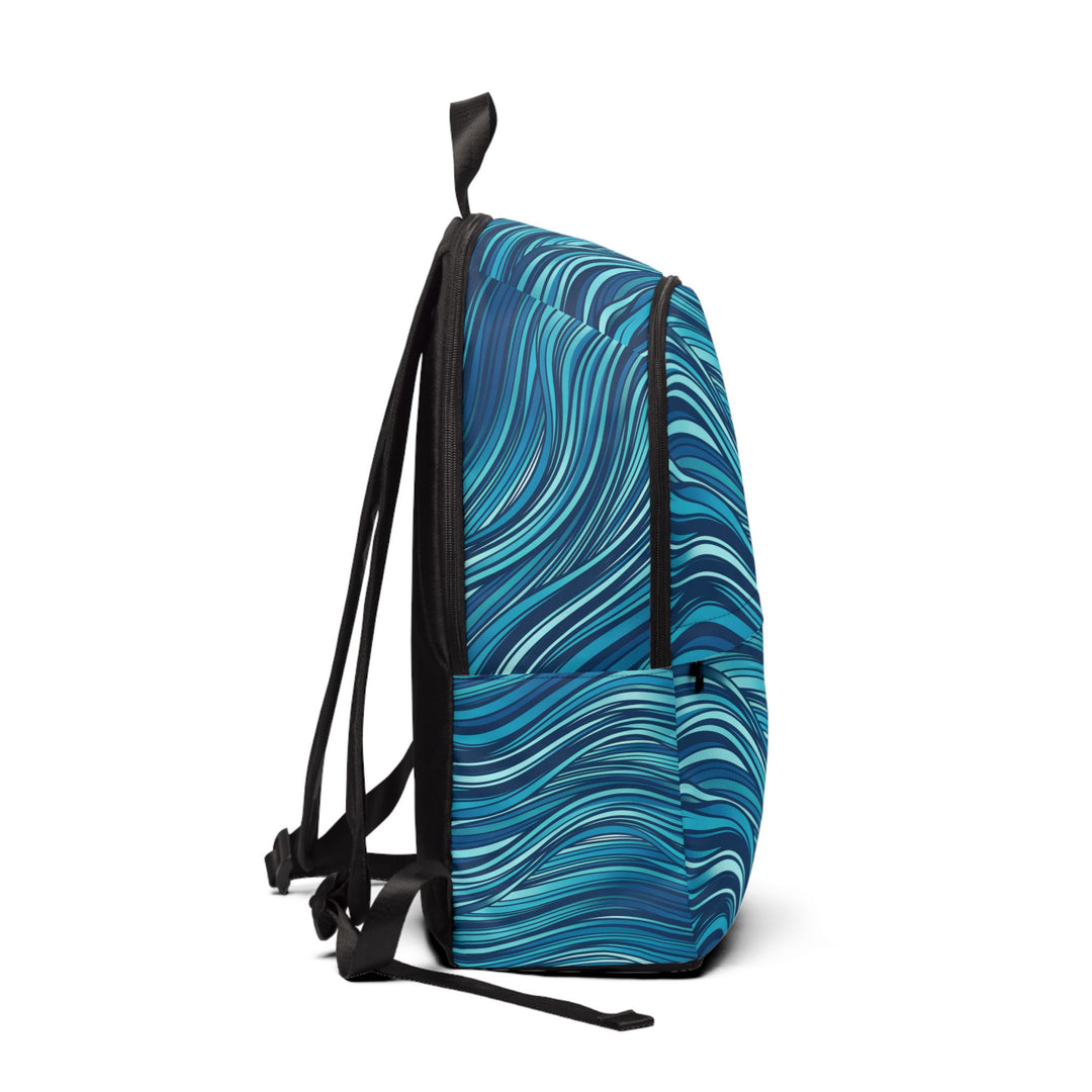 Unisex Fabric Backpack - Ocean Waves