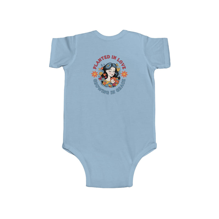 Infant Fine Jersey Bodysuit - Planted in Love, Growing In Grace