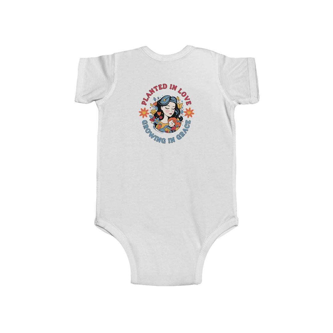 Infant Fine Jersey Bodysuit - Planted in Love, Growing In Grace