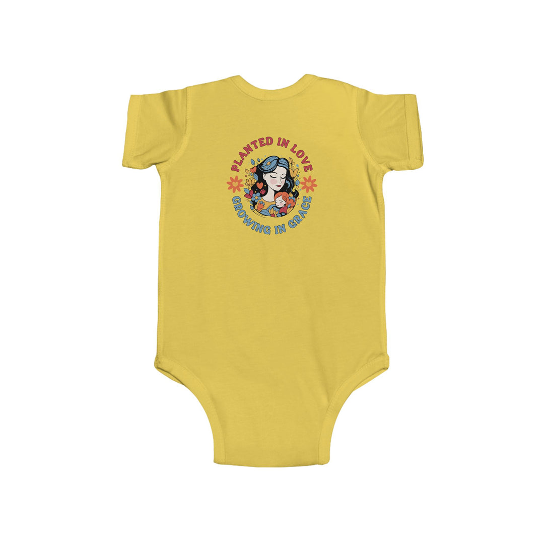 Infant Fine Jersey Bodysuit - Planted in Love, Growing In Grace