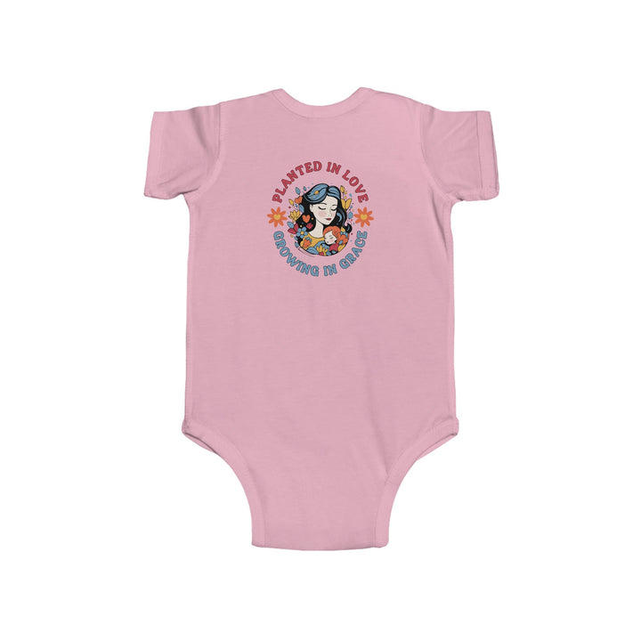 Infant Fine Jersey Bodysuit - Planted in Love, Growing In Grace