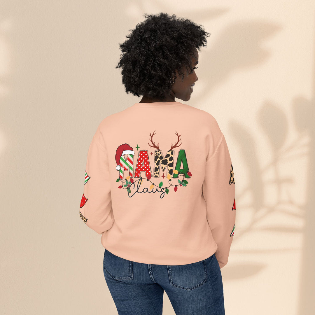 Mama Claus - Women's Lightweight Crewneck Sweatshirt