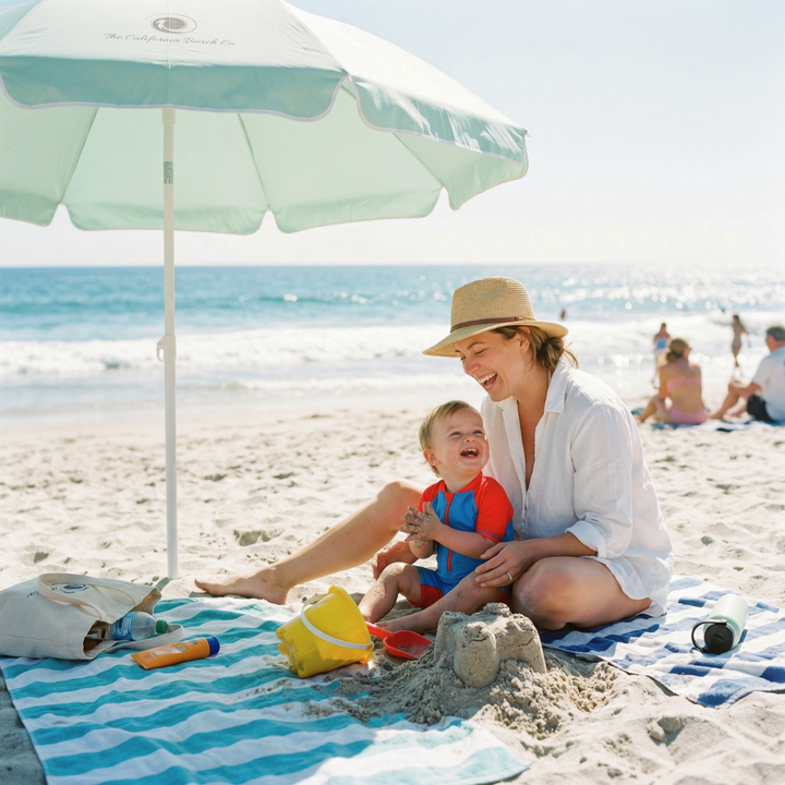 The Coastline Beach Towel