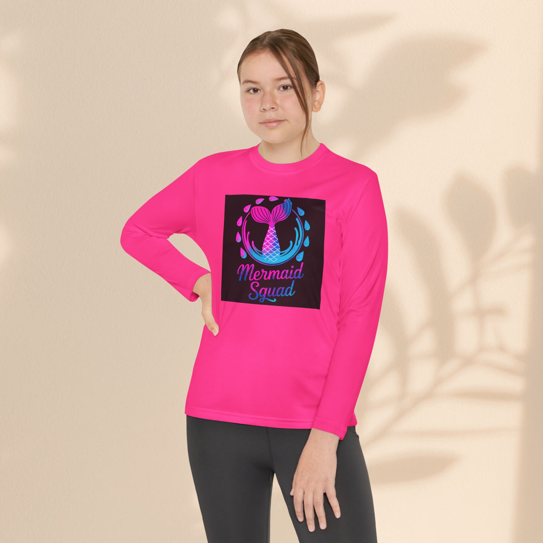 Youth Long Sleeve Competitor Tee - Mermaid Squad