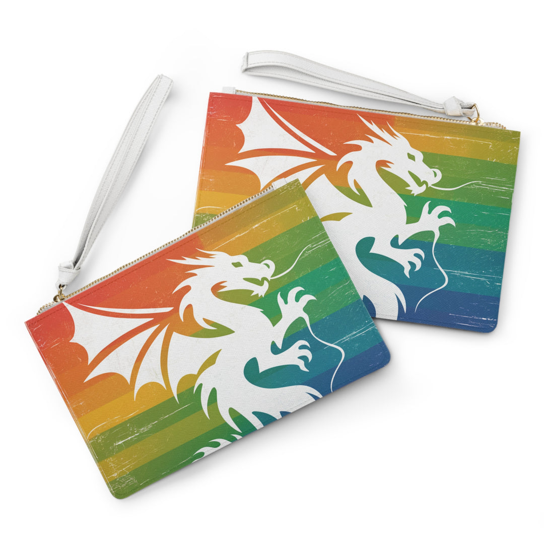 Clutch Bag - Striped Dragon