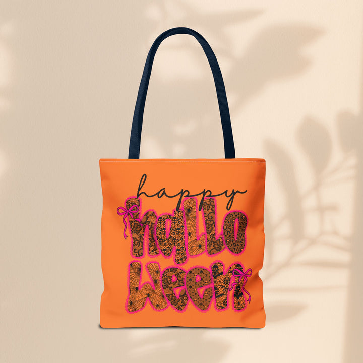 Happy Halloween Tote Bag – Reusable Trick-or-Treat Bag & Fall Gift