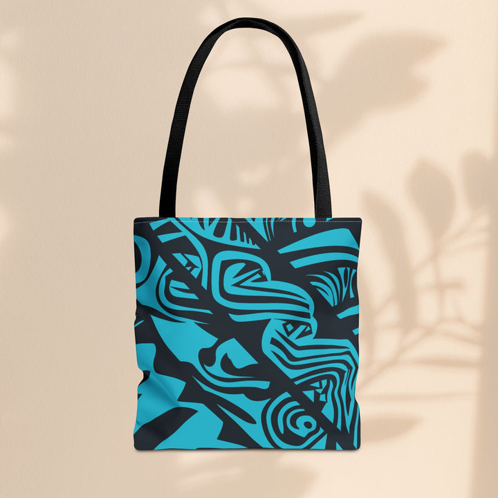 Blue Tribal Tote Bag