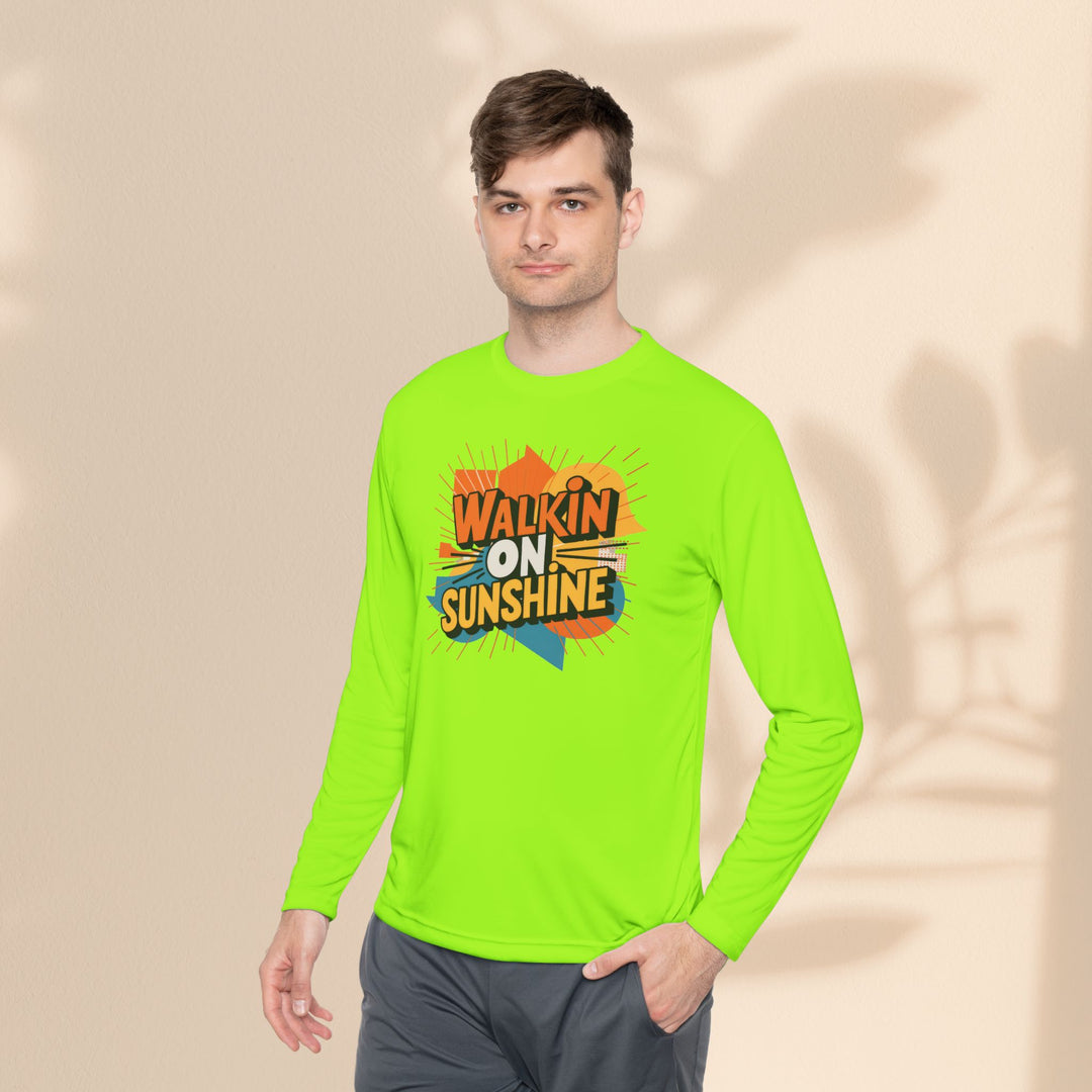 Unisex Lightweight Long Sleeve Tee - Walking On Sunshine