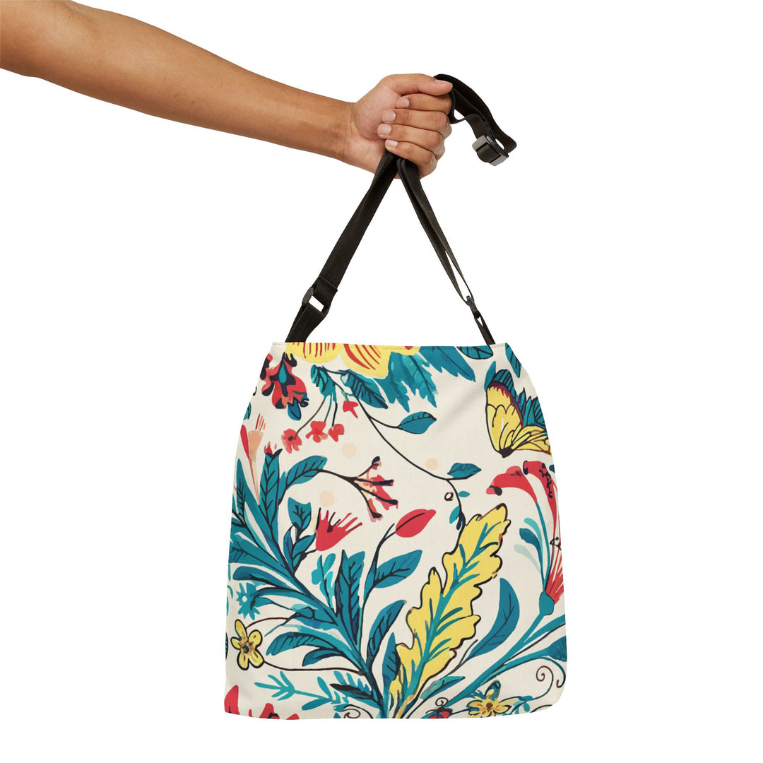 Adjustable Tote Bag - Coastal Flowers