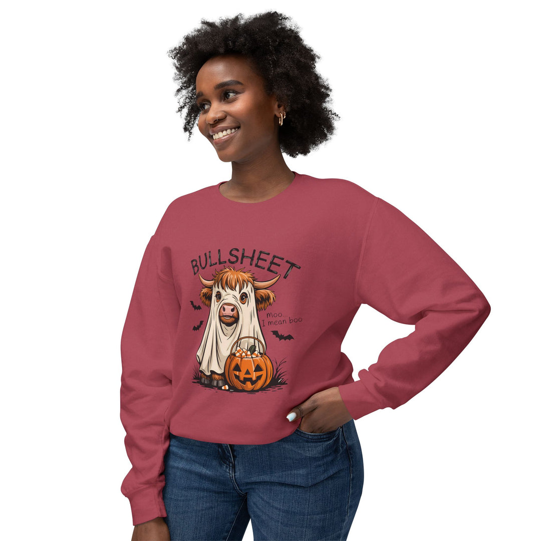 Cute Halloween Bullsheet Cow Sweatshirt