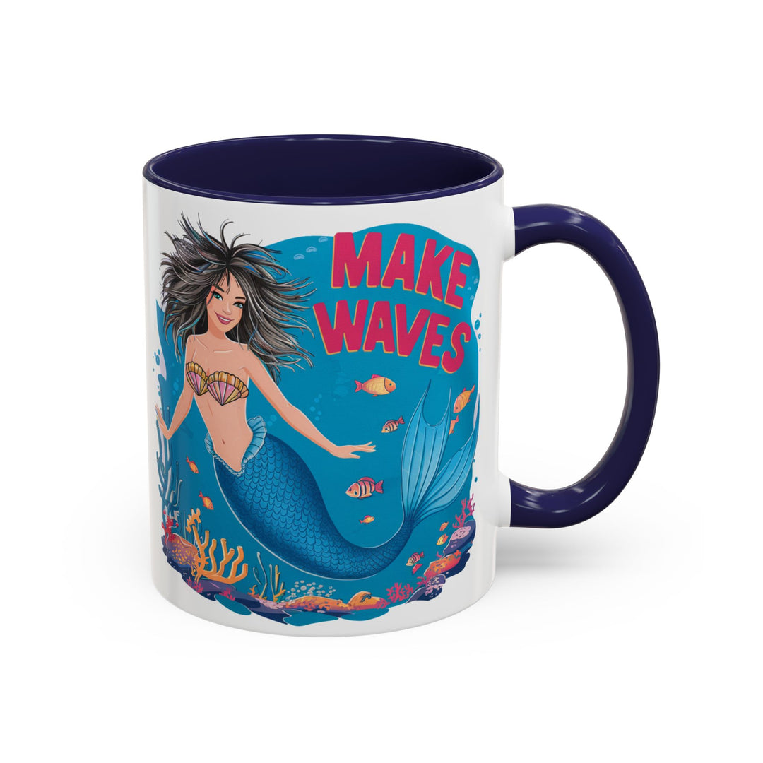 Accent Coffee Mug (11, 15oz) - Make Waves