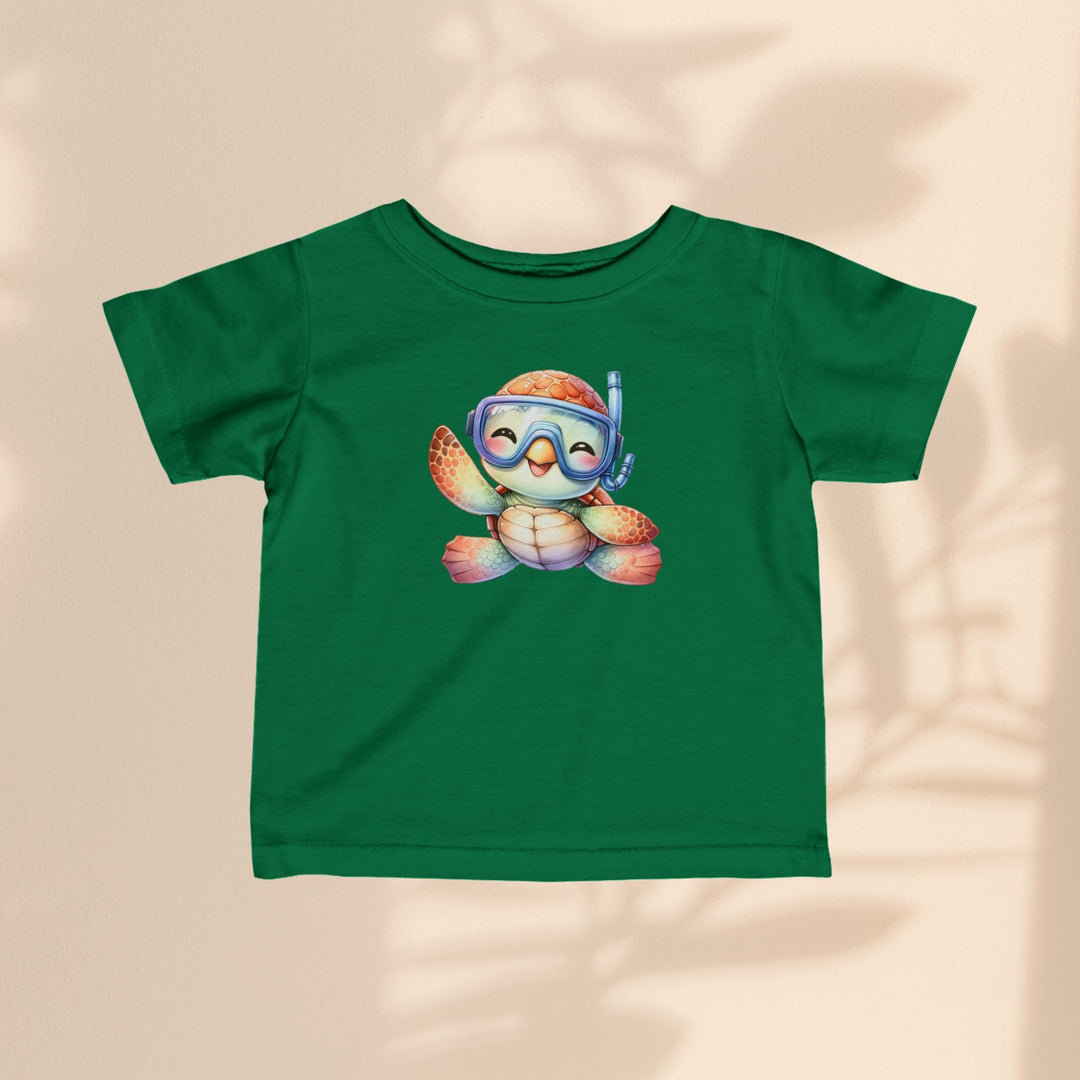 Infant Fine Jersey Tee - Terry Turtle