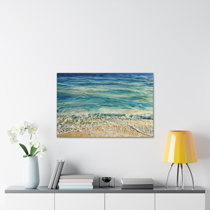 Stretched Beach Art Canvas Print