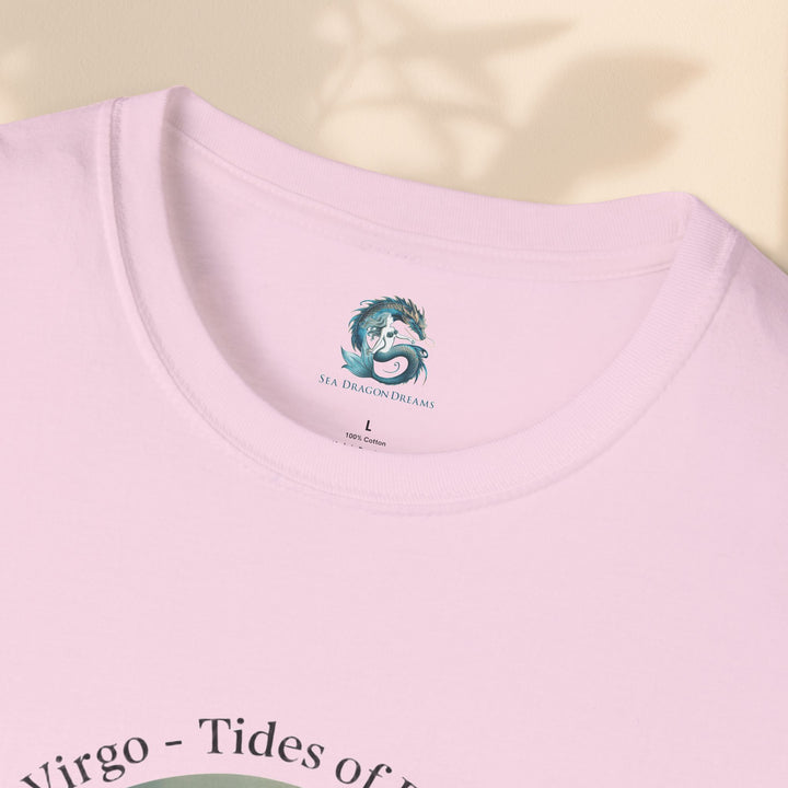 Mermaid Virgo T-Shirt, Ocean Art Tee, Summer Fashion, Gift for Beach Lovers, Sea Creature Apparel