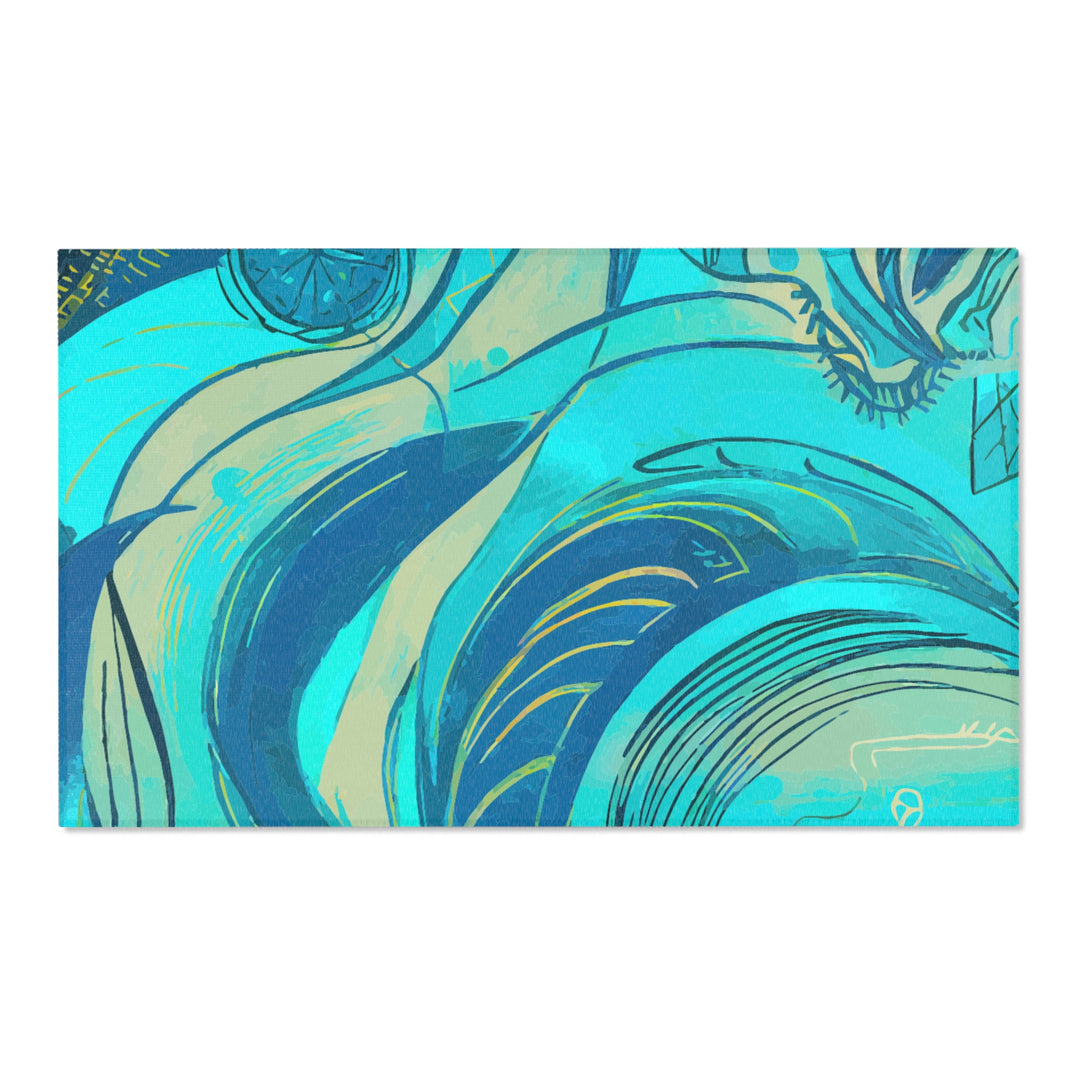 Vibrant Wave Rug for Stylish Serenity