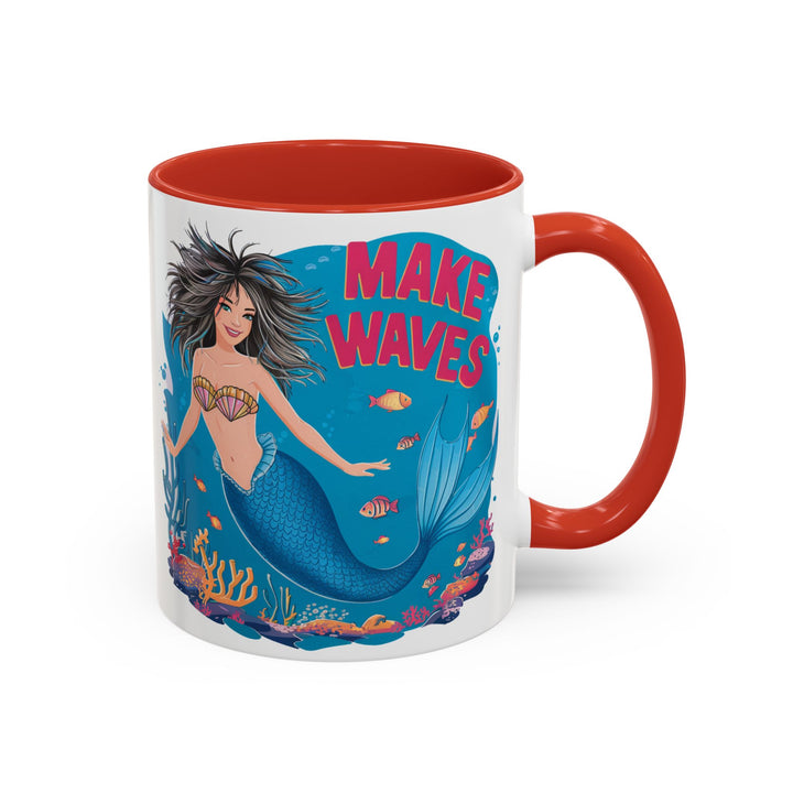 Accent Coffee Mug (11, 15oz) - Make Waves