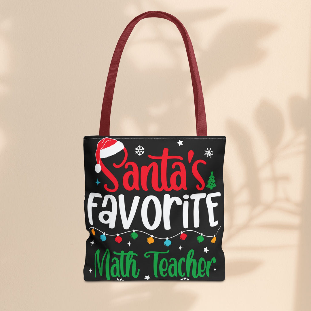 Tote Bag  - Santa's Favorite Math Teacher