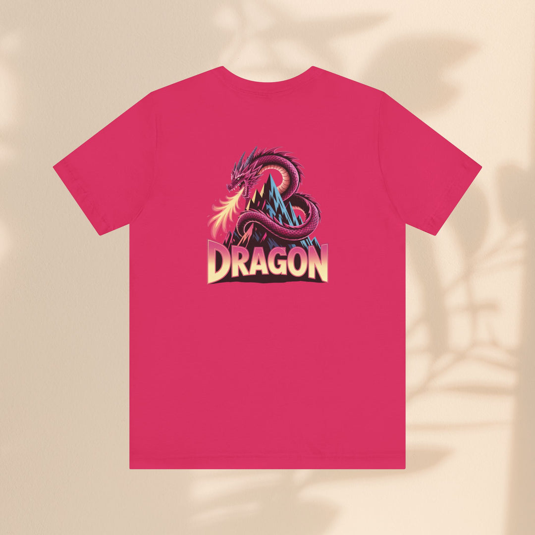 Dragon Graphic Tee, Unisex T-Shirt, Fantasy Shirt, Gift for Gamers, Dragon Lovers Shirt, Casual Wear, Unique Apparel