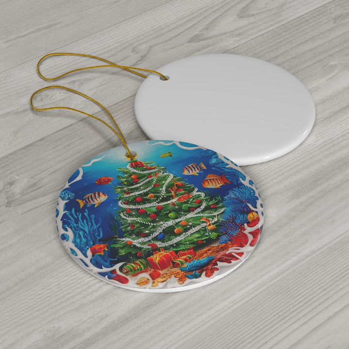 Ceramic Ornament - Ocean Christmas Tree