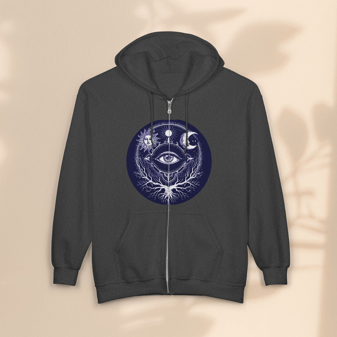 Sacred Eye - Unisex Heavy Blend™ Full Zip Hooded Sweatshirt