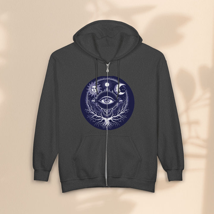 Sacred Eye - Unisex Heavy Blend™ Full Zip Hooded Sweatshirt