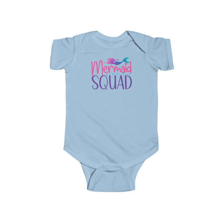 Infant Fine Jersey Bodysuit - Mermaid Squad