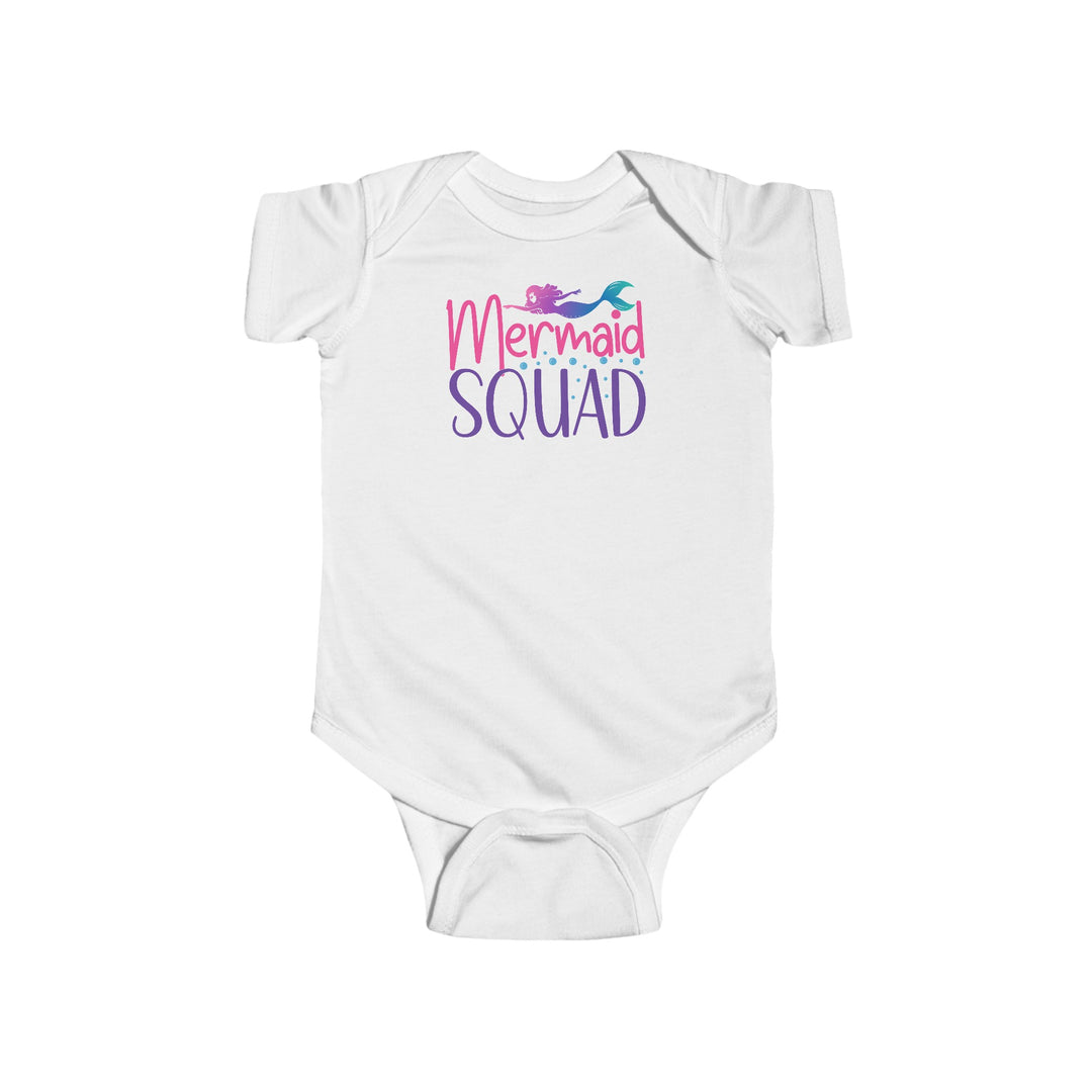 Infant Fine Jersey Bodysuit - Mermaid Squad