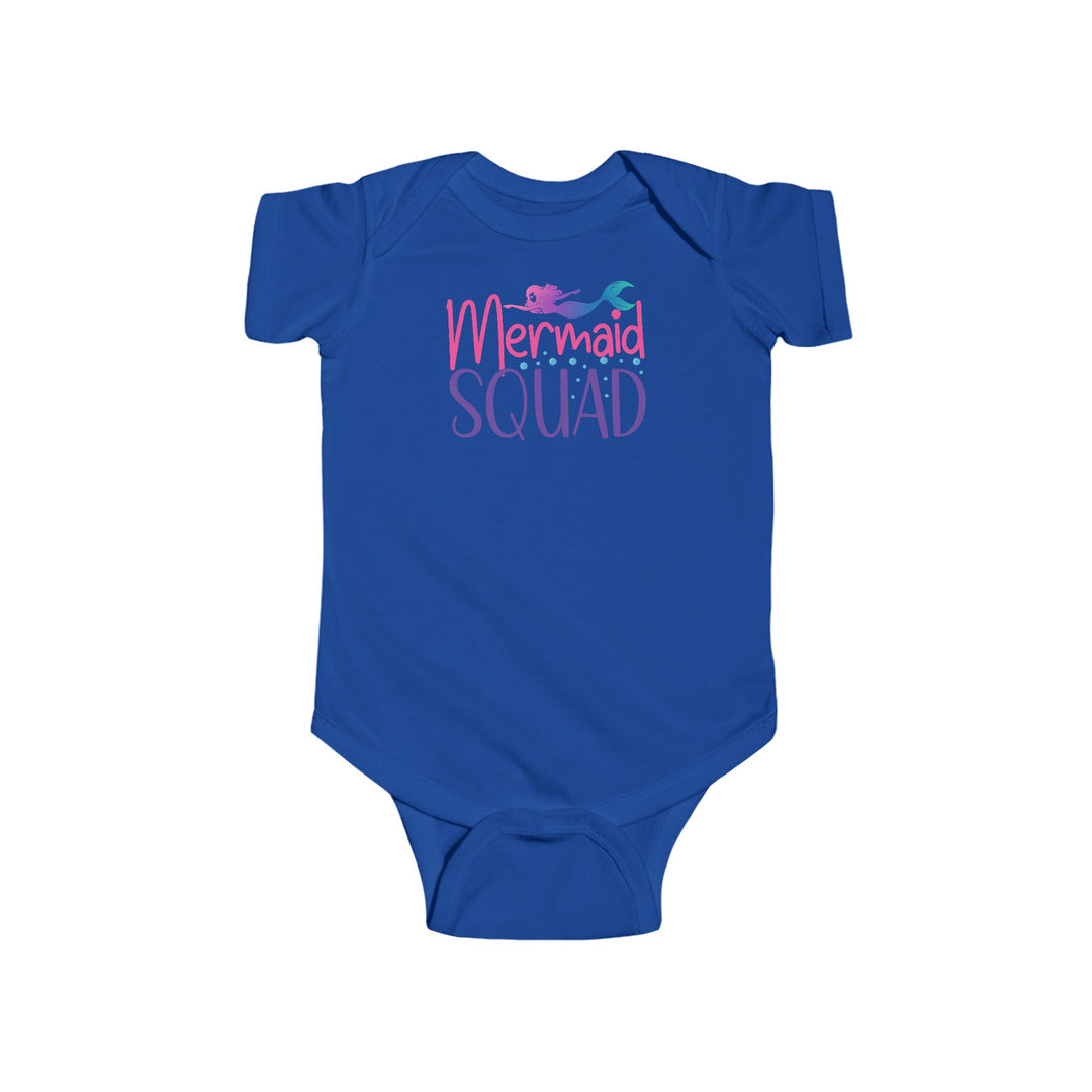 Infant Fine Jersey Bodysuit - Mermaid Squad