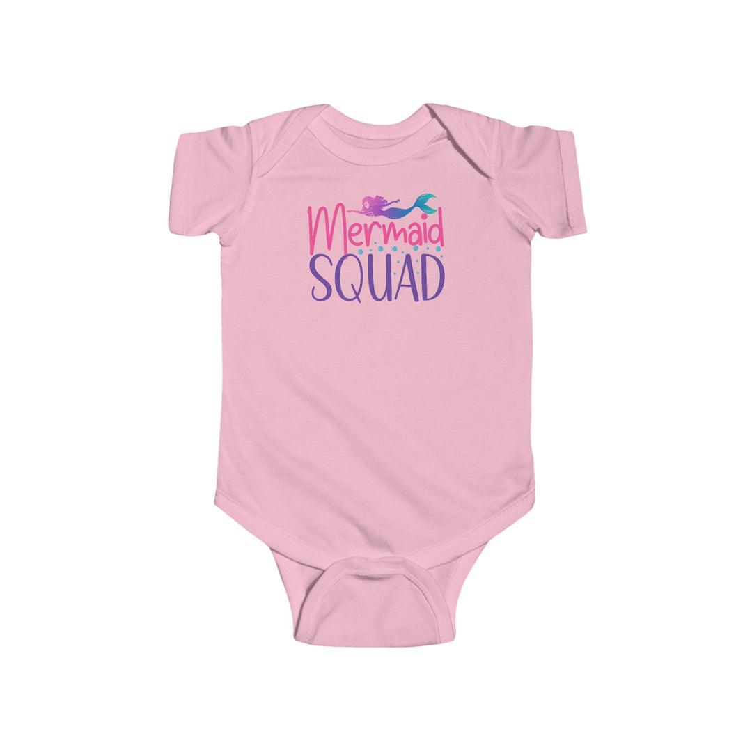 Infant Fine Jersey Bodysuit - Mermaid Squad