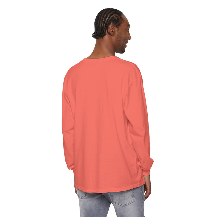 Unisex Garment-dyed Long Sleeve T-Shirt - Walking On Sunshine