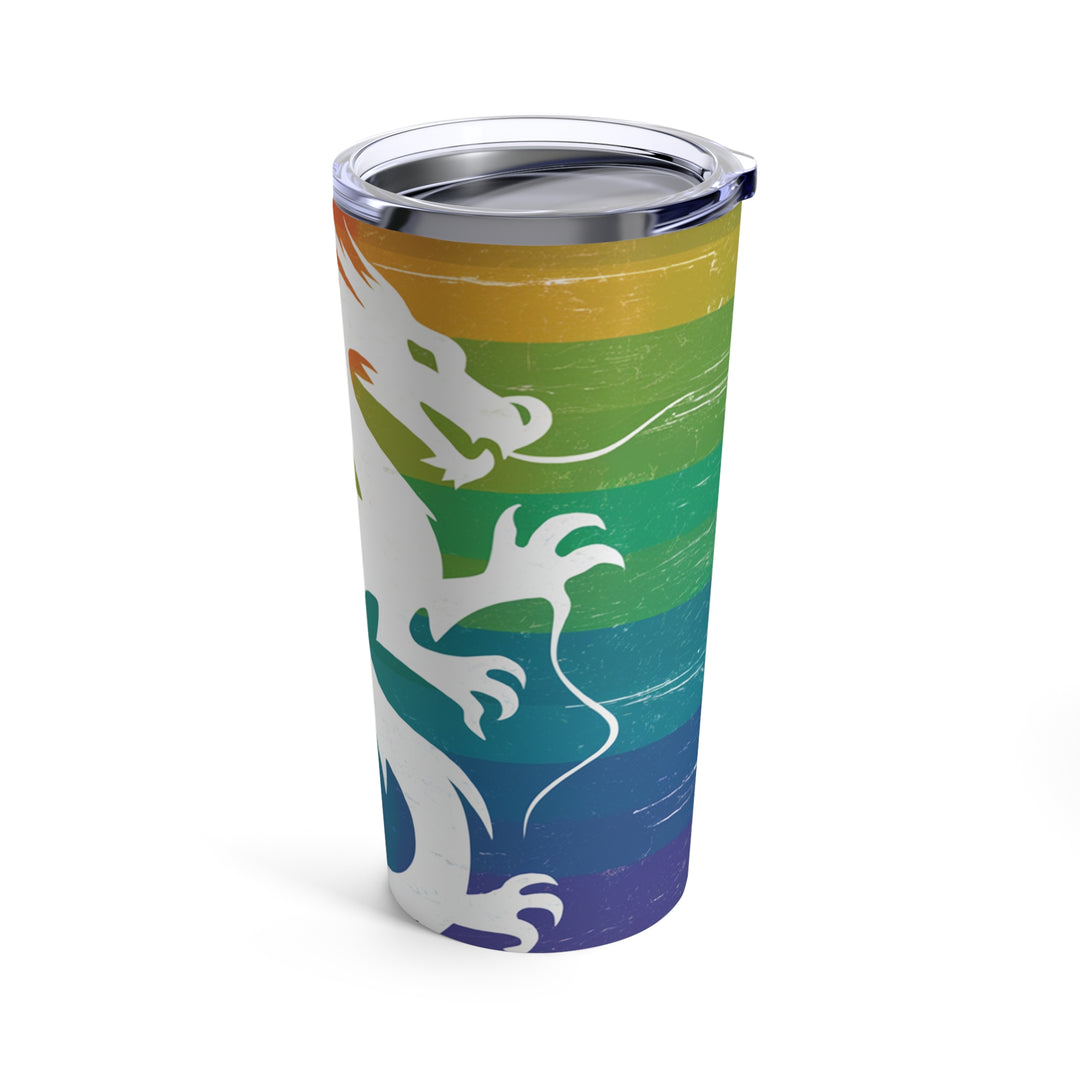 Tumbler 20oz - White Dragon