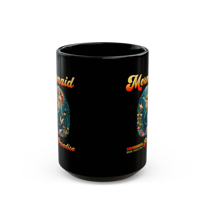 Black Mug (11oz, 15oz) - Mermaid Paradise