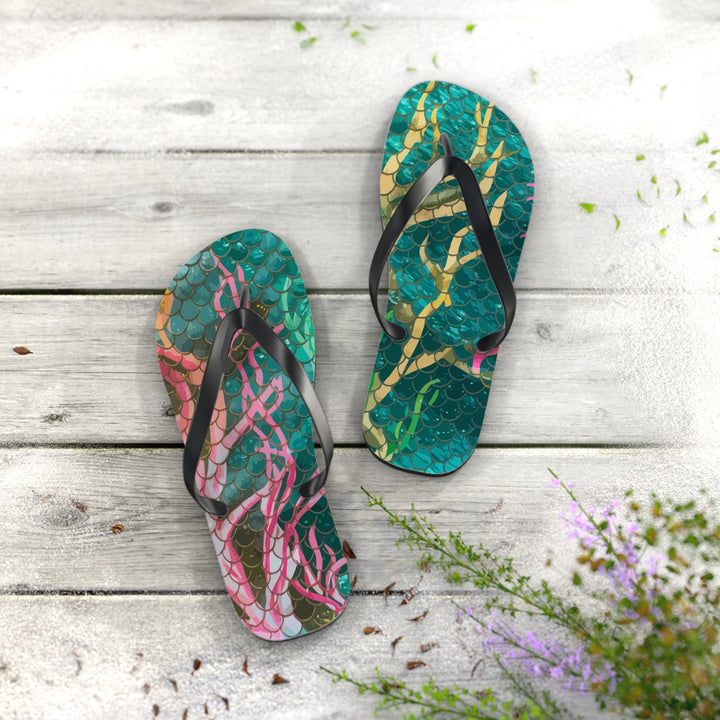 Flip Flops - Mermaid Scale Net