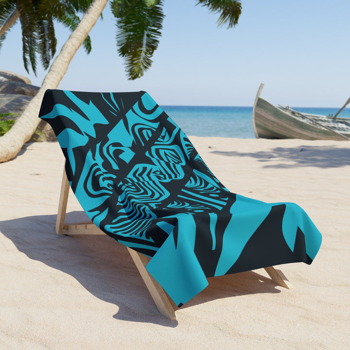 Beach Towel - Blue Tribal